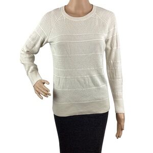 Banana Republic Factory Sweater Size XS Cream Long Sleeve